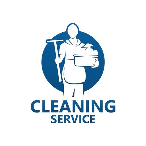 Premium Vector | Cleaning service logo templa Cleaning Service Logo Ideas, Cleaning Logo Design Ideas, Detergent Logo, Clean Detergent, Sewing Business Logo, Cleaning Company Logo, Cleaners Logo, Free Business Logo, Cleaning Icons