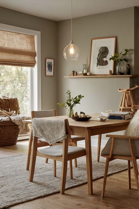 Discover how Sherwin Williams Passive paint creates a serene Scandinavian sanctuary. Simplify your space with calming tones and peaceful vibes. #ad     #Colortrend #wallpaint2024  #color2024  #DIYpainting  ##DIYhomedecor  #Fixhome Sanctuary Sherwin Williams, Scandinavian Paint Colors, Alder Wood Kitchen Cabinets, Scandinavian Color Palette, Neutral Gray Paint, Kitchen Color Trends, Solid Wood Kitchen Cabinets, Scandi Decor, Calming Spaces