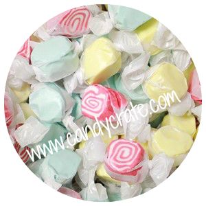 Salt Water Taffy Salt Water Taffy Aesthetic, Taffy Aesthetic, Carnival Snacks, Saltwater Taffy, Buttered Popcorn, Dessert Treats, Red Licorice, Salt Water Taffy, Neon Black