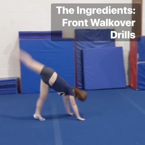 Front Walkover, Back Walkover, Gymnastics Tricks, Fall Back, Dance Teams, Drills, Tumbling, Moving Forward, Gymnastics