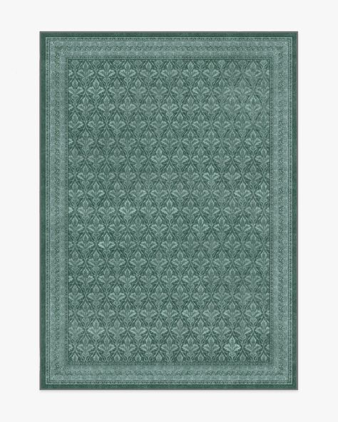 Morris & Co. Owen Jones Green Rug | Ruggable Owen Jones, Spring Color Palette, Rug Colors, Hearth And Home, Interior Rugs, Spring Color, Rug Stain, Everyday Moments, Green Area Rugs