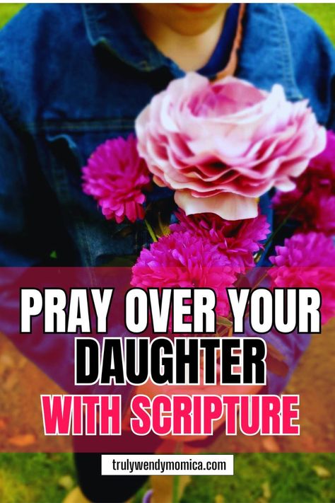 20 powerful Scriptures to pray over your daughter to help align her life with God's will. As Christian parents, we can cover our daughters in prayer and pray for blessings over their lives. #Christianparenting #Biblicalparenting #Bibleversesforchildren #Prayoveryourchildren Scriptures To Pray, Verses To Pray, Verses For Kids, Faith Bible Verses, Biblical Parenting, Raising Godly Children, Christian Motherhood, Bible Verses For Kids, Powerful Scriptures