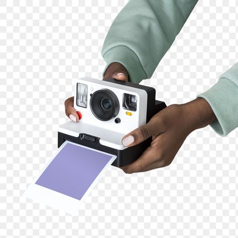 Polaroid Camera Png, Polaroid Templates Aesthetic, Camera Transparent, Photographer Stickers, Good Energy Quotes, Camera Png, Instant Photo Camera, White Square Frame, Polaroid Instant Camera