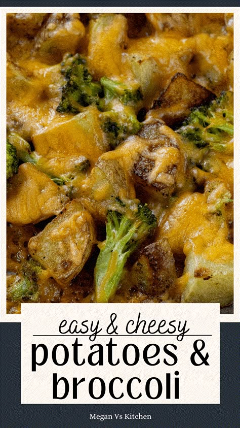 Take your dinner to the next level with this easy and flavorful potatoes and broccoli with cheese recipe! These veggies are roasted to perfection then covered in a blanket of melted cheddar cheese, making them the perfect easy fall side. Cheesy Broccoli Potatoes, Roasted Potatoes And Broccoli, Broccoli With Cheese, Potatoes And Broccoli, Potatoes And Cheese, Broccoli Side Dish, Potatoes Broccoli, Broccoli Dishes, Broccoli And Potatoes