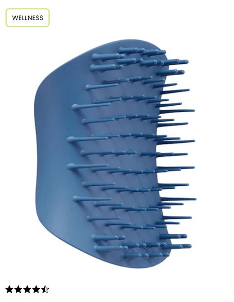 Can be found in Tangle teezer offical website or amazon. Color: Coastel Blue Scalp Exfoliator, Knotty Hair, Scalp Brushing, Short And Thick, Tangle Teezer, Curly Hair Types, Sensitive Scalp, Detangling Brush, Healthy Scalp