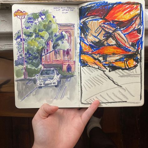 Carson McNamara (@carsonbmac) | Instagram profile Cal Arts Sketchbook, Calarts Sketchbook, My Sketchbook, Sketchbook Pages, Sketchbook Art, Writers Block, Moleskine, Art Sketchbook, Writers