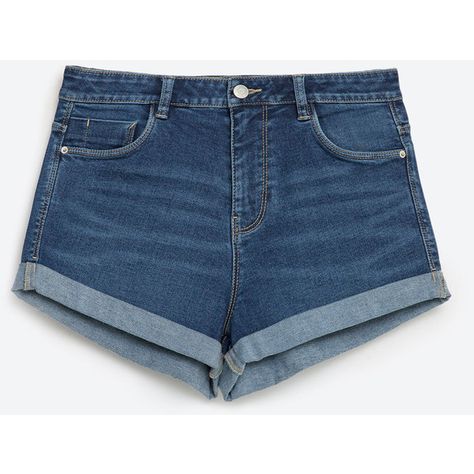 Zara High Waist Denim Shorts ($26) ❤ liked on Polyvore featuring shorts, bottoms, pants, short, zara, dark blue, dark blue shorts, dark blue jean shorts, dark blue high waisted shorts and zara shorts Dark Blue Jean Shorts, Blue Jean Shorts Outfit, Denim Shorts Dark Blue, H&m Blue Jean Shorts, Zara High-waisted Denim Blue Jean Shorts, Zara High-waisted Cotton Jean Shorts, Shorts Drawing, Preppy Shorts, Short Jean Skirt