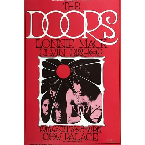 The Doors Jim Morrison, Door Poster, Vintage Concert Posters, Concert Poster, The Cow, Rock Posters, Beautiful Posters, Band Posters, Concert Posters