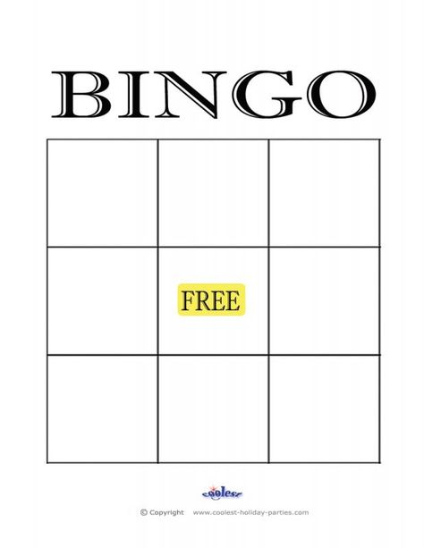 Empty Bingo Card Bingo Cards Printable Templates, Blank Bingo Board, Holiday Bingo Cards, Custom Bingo Cards, Bingo Card Generator, Free Printable Bingo Cards, Blank Bingo Cards, Bingo Card Template, Word Reference