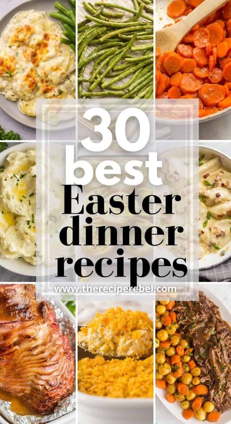 Ground Beef Healthy Dinner, Best Easter Dinner, Easter Recipes Ideas Dinner, Easter Recipes Ideas, Ground Beef Healthy, Easy Easter Dinner, Easter Dishes, Easter Dinner Recipes, Easter Baking