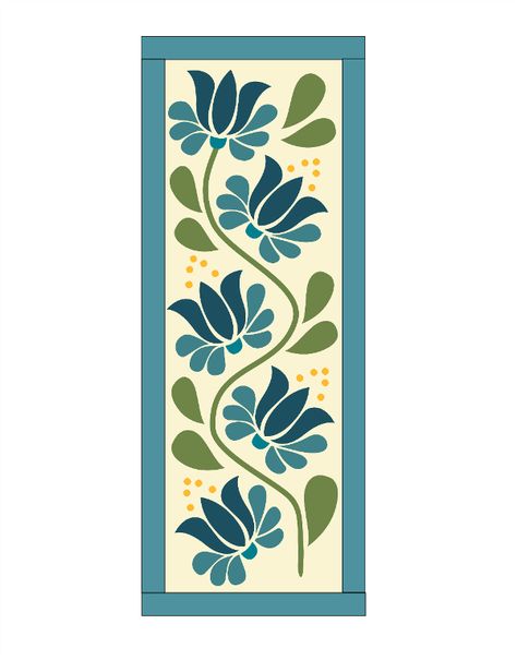 Simple Table Runner, Applique Table Runner, Line Tattoo Ideas, Alpona Design, Folk Art Flowers, Line Tattoo, Soyut Sanat Tabloları, Table Runner Pattern, Next Tattoo