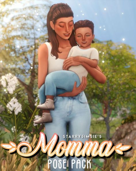 Hey everyone! Mother's day (in North America) may have been last week but its never too late to show some love to Mothers! 

This pose pack was a compilation of requests by @glowtrait on Instagram and contains 12 poses! Sims 4 Poses, Sims 4 Couple Poses, Toddler Poses, Sims 4 Stories, Sims 4 Traits, Sims 4 Family, Sims 4 Mm Cc, Sims 4 Cc Folder, Sims 4 Gameplay