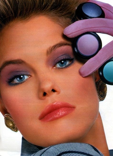 Rs 1980 Makeup, 80s Hair And Makeup, 1980s Makeup And Hair, 80s Makeup Looks, 80’s Makeup, Retro Makeup Looks, 1980s Makeup, Renee Simonsen, 80s Makeup