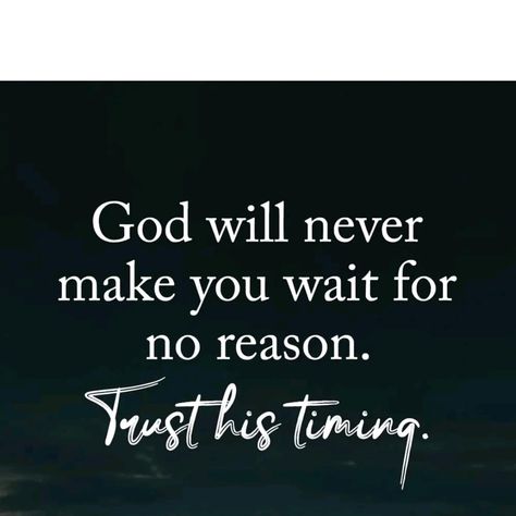 Dr.Sajjad This statement beautifully captures the essence of faith and patience. Trusting God's timing means believing that every delay, every challenge, and every moment of waiting has a purpose, even if it's not immediately clear to us. It’s a reminder that sometimes what we see as setbacks are setups for something better aligned with our true path. God's plans are often beyond our understanding, but His wisdom is perfect. Every season of waiting is an opportunity for growth, reflection, a... How God Sees Me, God Sees All, God Timing, Trust His Timing, Bible Quotes Healing, Season Of Waiting, Wisdom Quotes Truths, Even If, God's Timing