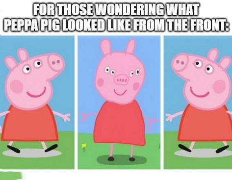 Pig Meme, Peppa Pig Full Episodes, Peppa Pig Memes, Peppa Pig Funny, Peppa Pig Wallpaper, Tv Memes, Dora Funny, Best Friend Quiz, Friend Quiz