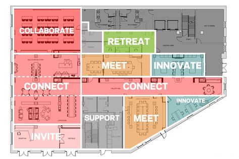 How HOK Is Designing Its Offices to Support Hybrid Work, Collaboration and Culture - HOK Hybrid Office Space Design, Hybrid Office Design, Workplace Design Collaborative Space, Innovative Office Design Workspaces, Hybrid Workspace, Hybrid Office, Office Hub, Lactation Room, Lego Decorations