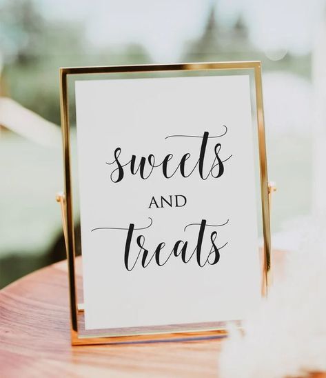 Sweets and Treats Wedding Sign, Instant Download, Wedding Signs, Sweet Table Sign, Wedding Table Sign, Wedding Decor Sign Sweet Table Sign, Table Sign Wedding, Wedding Table Sign, Signing Table Wedding, Table Sign, Sweet Table, Sign Wedding, Table Signs, Wedding Sign