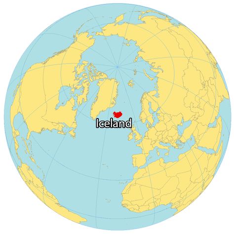 Location Map of Iceland. Source: gisgeography.com Map Of Iceland, North Atlantic Ocean, Iceland Map, Sitka Spruce, Plate Tectonics, Country Maps, Arctic Circle, Location Map, Travel Maps