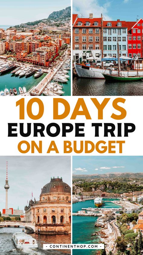 Planning a European trip but don’t want to break the bank? I just wrapped up an amazing 10-day journey, proving that you can backpack through Europe without spending a fortune. In my guide, I’ll show you how to make the most of Europe 2024 with affordable stays, cheap Europe train routes, and budget-friendly tips. Traveling through Europe doesn’t have to be expensive—think hidden gems, local eats, and smart transport hacks. Whether you're dreaming of a Europe holiday or planning to backpack through Europe soon, this is for you! Check it out now and start planning your European trip. Save this for later so you’re ready for Europe on a budget! Traveling Through Europe, Europe Trips, Backpack Through Europe, Europe 2024, Europe Holiday, Europe Train, Europe Itinerary, European Trip, Travel Through Europe