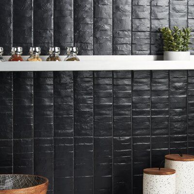 Rediscover the craft of sculpting tile with the Chord collection. This series of porcelains offers the rich textures and dimensional artistry of plaster casts, creating a leather-like field tile that can be used on floors or walls, and its coordinating decorative wall tile that emulates a beaded wall covering with a raised effect. These crafted textures are enhanced by multiple layers of glazing that create a semi-polished soft glow in either black or white, compelling one to reach out and touch Black Bathroom Floor Tiles, Black Bathroom Floor, Affordable Tile, Matte Porcelain Tile, Bathroom Shower Walls, Decorative Wall Tiles, Glass Tile Backsplash, Ivy Hill Tile, Porcelain Wall Tile