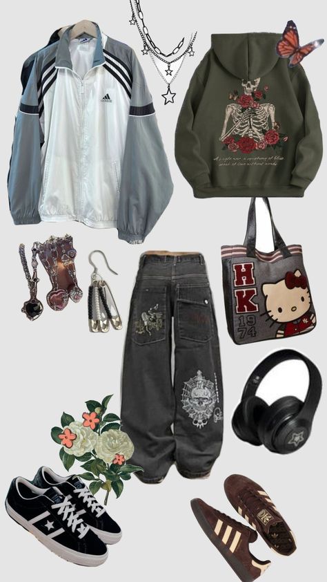 #clothes #outfit #outfitsinspo #wishlist #baggy #baggyfit #hoodies Baggy Clothes Outfit For School, All Baggy Outfit, Baggy Clothes Outfit Ideas, Cute Baggy Clothes Outfit, Baggy Clothes Girl, Cute Outfits Baggy, Baggy On Baggy Outfit, Cute Baggy Clothes, Baggy Vintage Outfits