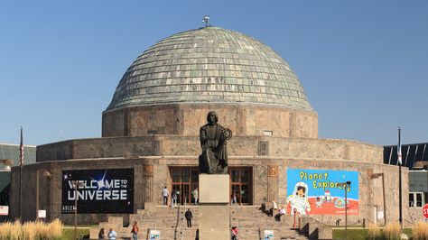 Adler Planetarium in Chicago Adler Planetarium Chicago, Chicago Movie, Chicago Attractions, Adler Planetarium, Chicago History Museum, Chicago Museums, Chicago Map, Chicago Hotels, Chicago History