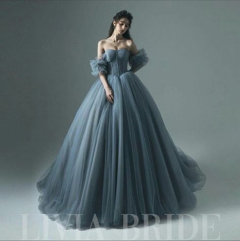 Damian X Anya, Debut Gowns, Blue Ball Gown, 2023 Prom, Blue Ball Gowns, Pretty Quinceanera Dresses, Gowns Dresses Elegant, Elegant Prom, 파티 드레스