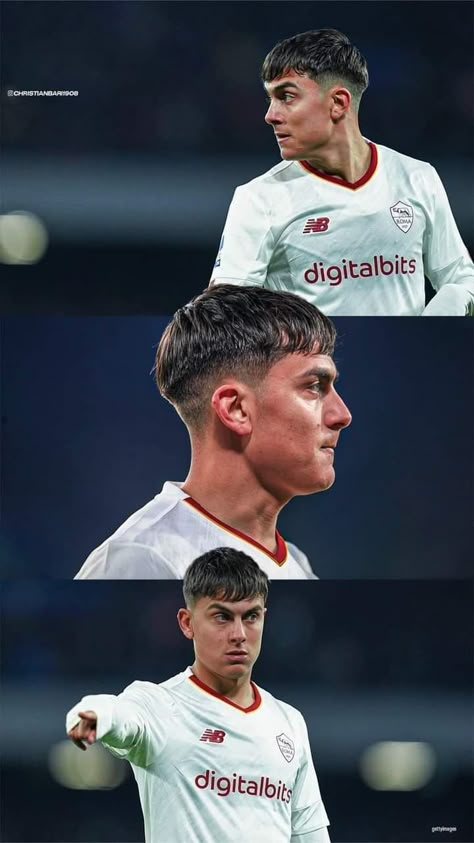 Paulo Dybala Haircut, Dybala Haircut, Soccer Player Hairstyles, Crazy Hair Boys, Dybala Hair, Messi Funny, Textured Haircut, Football Icon, Mens Haircuts Fade