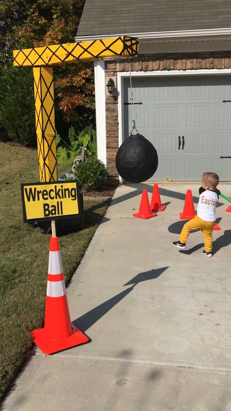 Construction Birthday Party Food, Construction Theme Birthday Party, Construction Theme Party, Construction Birthday Party, Boy Birthday Party Themes, Third Birthday Party, 2nd Birthday Party Themes, Construction Birthday Parties, Trucks Birthday Party