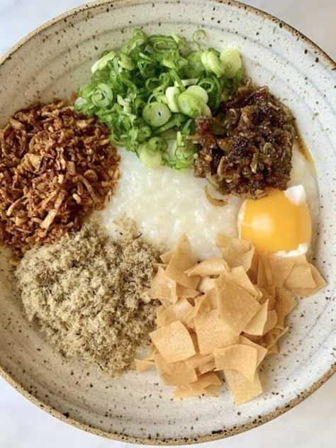 It's the coziest, most comforting thing you can feed yourself for breakfast. READ MORE... Congee Recipe Breakfast, Asian Cusine, Samin Nosrat, Pork Floss, Dry Rice, Onion Jam, Kombucha Tea, Master Board, Grad School