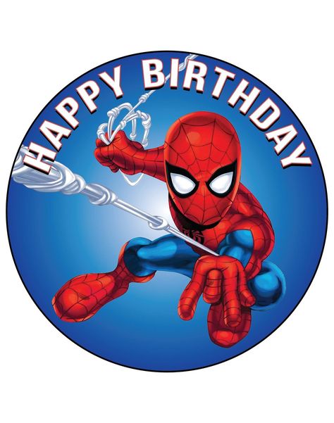 Spiderman Font, Spiderman Topper, Happy Birthday Spiderman, Cake 2023, Spiderman Birthday Party Decorations, Heart Baking, Spiderman Cake Topper, Spiderman Birthday Cake, Spiderman Theme