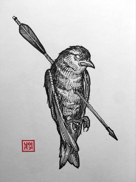 Dead Bird Tattoo, Dead Bird, Sigil Tattoo, Forest Tattoos, Bird Tattoo, Diego Rivera, Birds Tattoo, Bird Drawings, Bing Images