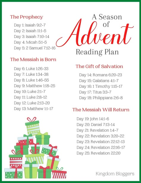 Christmas Advent Bible Reading, December Scripture Reading Plan, December Devotional Plan, Christmas Bible Reading Plan For Kids, 25 Days Of Christmas Bible Reading, Luke Advent Reading, 25 Days Of Christmas Bible Verses, Bible Study Christmas Party Ideas, Reading The Book Of Luke In December