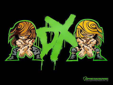 DX cartoon t-shirt with Shawn Michaels and Triple H. Dx Wwe, Degeneration X, Wwe Logo, Wwe Shirts, Wrestling Posters, Wrestling Stars, Wwe Legends, Wwe Wallpapers, Shawn Michaels