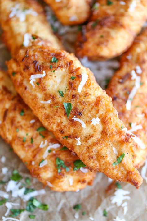 Pin for Later: 15 Chicken Finger Recipes That Will Have Kids Asking For Seconds Coconut Chicken Tenders Crunchy Chicken Tenders, Coconut Chicken Tenders, Chicken Finger Recipes, Crunchy Chicken, Coconut Chicken, Chicken Tender Recipes, Chicken Fingers, Slim Fast, Poultry Recipes