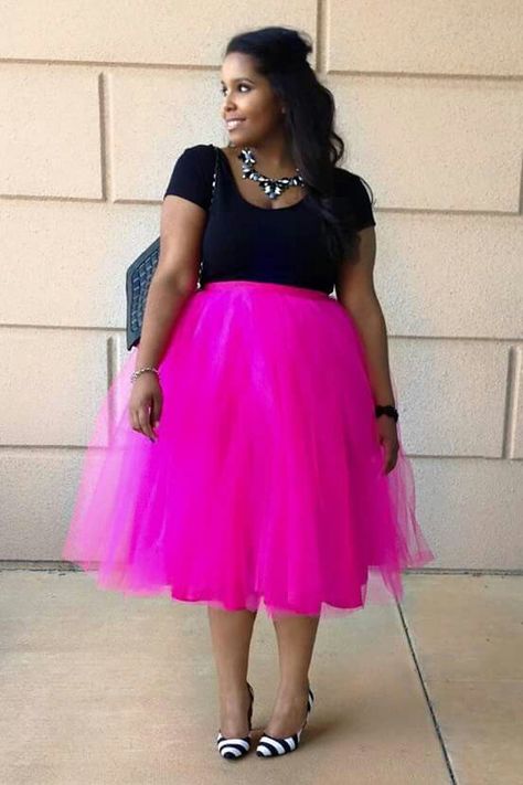 Plus Size Tutu, Tulle Skirt Plus Size, Tulle Outfit, Plus Size Hairstyles, Tulle Skirt Tutorial, Tulle Skirts Outfit, Tulle Wedding Skirt, Look Plus Size, Tulle Skirts