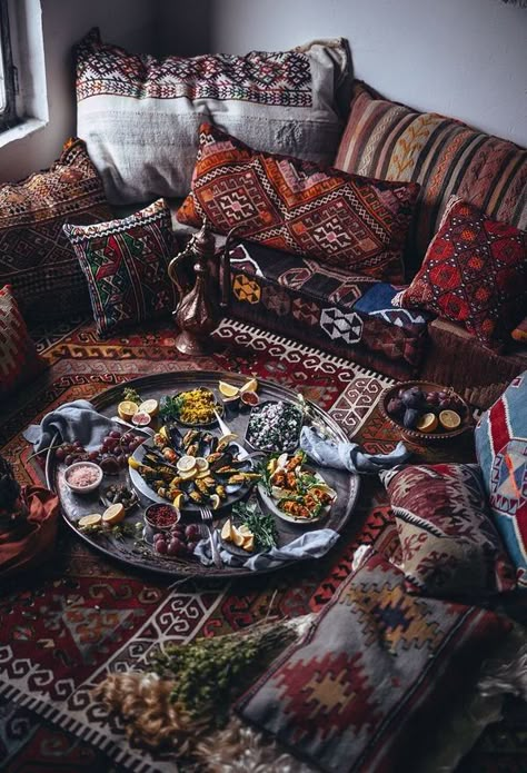 Stuffed Mussels, Arab Aesthetic, Turkish Architecture, Caravan Bar, Persian Decor, Moroccan Homes, Moroccan Interiors, Self Expression, Hearth And Home