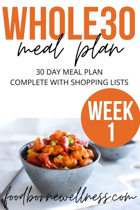 Paleo Weekly Meal Plan, Whole 30 Menu, Whole30 Meal Plan, Dinner Meal Plan, Whole Foods Meal Plan, The Whole 30, Paleo Diet Meal Plan, Whole30 Meal Prep, Whole30 Dinner