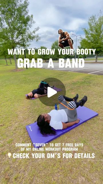 Kenya Crooks| Celebrity Trainer| Fupa Coach on Instagram: "Comment “seven” to get 7 free days of my online workout program then check your dms for details!
🍑 Want to grow your booty but don’t have time for the gym? No gym? No problem! Grab a resistance band and let’s set your booty on fire! 💥🔥

✨ Comment “Seven” below to get 7 FREE days of my online workout program. Check your DMs for details and get ready to build a high, round booty that speaks for itself! 📩💪

Let’s make that booty pop without ever stepping into a gym. Your dream booty is just a band and a click away!

#BootyWorkout #HomeFitness #weightlossgoal #weightlossjourney #FitnessGoals #legdayworkout #NoGymNoProblem #FitLife" 5 Min Ab Workout, 5 Minute Abs, 5 Minute Abs Workout, Leg Day Workouts, Workout Program, Free Day, Band Workout, Online Workouts, Resistance Band