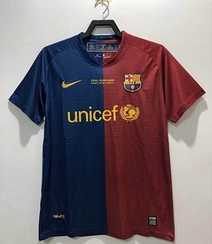 2008/2009 Retro Barcelona Football Shirt Home Champions League 1:1 Thai Quality Barca Jersey, Jersey Barcelona, Messi Jersey, Barcelona Home, Barcelona Jerseys, Retro Soccer Jersey, Football Jersey Outfit, Club Soccer, Vintage Football Shirts