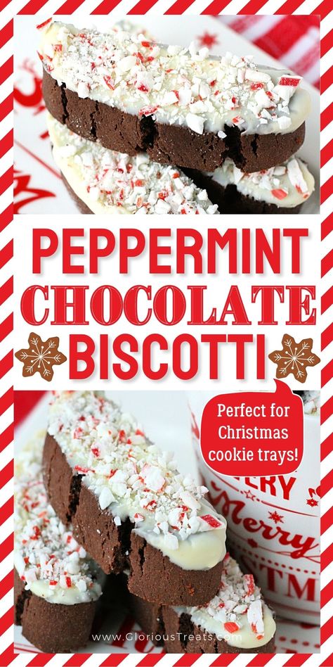 Christmas Biscotti Recipe, Holiday Biscotti, Peppermint Biscotti, Best Biscotti Recipe, Christmas Biscotti, Cookies Peppermint, Easy Biscotti Recipe, Biscotti Recipes, Italian Biscotti