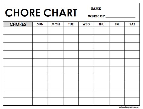 Free blank Chore Chart printable template Free Editable Chore Chart Template, Blank Chore Chart Printables Free, Editable Chore Chart Free, Chore Chart Kids Printable Free, Printable Chore Charts For Kids Free, Blank Charts Templates Free Printable, Free Chore Chart Printables Templates, Blank Chore Chart Printables, Free Printable Chore Chart Templates