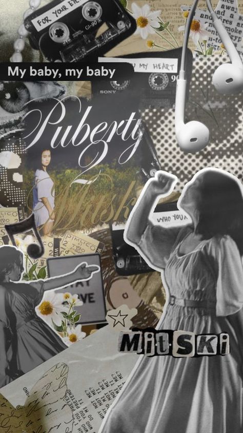 Check out lovely_swan's Shuffles ⋆｡°✩♬ ♪ #comp #compentry #mitski #puberty2 #mitskishuffle #collageart #music #vibes #blackandwhite #brown #art #quotes #fyp Mitski Lockscreen, Phone Cover Stickers, Pretty Wallpapers Tumblr, Music Vibes, Music Collage, Cute Cats Photos, Artist Aesthetic, Brown Art, Very Funny Pictures