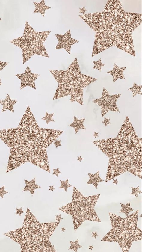 On Wallpaper, For Wallpaper, Glitter Stars, Wallpaper Aesthetic, Glitter, Stars, Pink, Gold, Pins