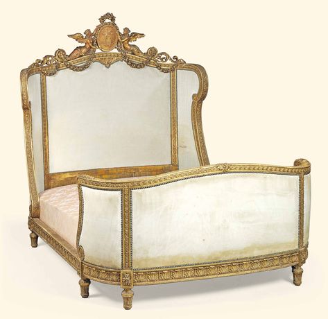 Louis Xvi Bed, Modern Classical Interior, Royal Bed, Louis Xvi Furniture, Rococo Furniture, Luxury Bedroom Furniture, French Bed, Josephine Baker, Antique Beds