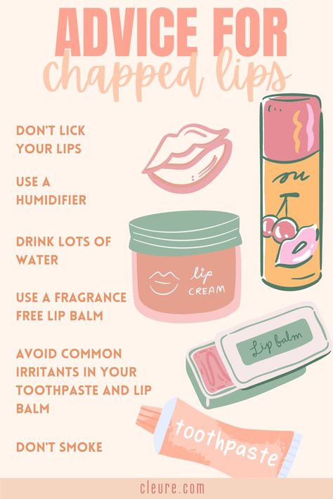 Remedies For Chapped Lips, Chapped Lips Remedy, Home Remedies For Warts, Warts Remedy, Natural Remedies For Migraines, Lip Care Routine, Dry Skin Remedies, Diy Lip Balm, Peeling Skin