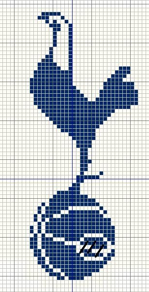 A blog containing free to use cross stitch designs and other crafty musings. Knitting Logo Design, Tottenham Hotspur Logo, Tottenham Hotspur Wallpaper, Knitting Logo, Football Cross, Free Cross Stitch Charts, Premier Lig, Fc Chelsea, Cross Stitch Cards