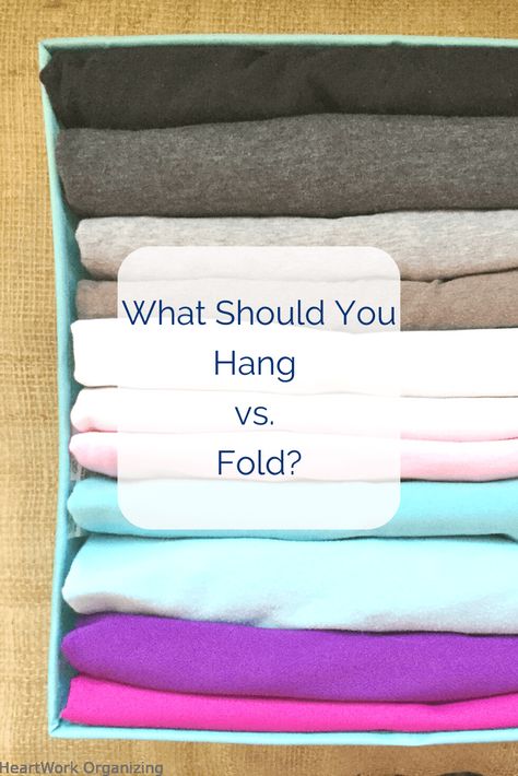 How To Hang Skirts In Closet, How To Fold Pants, Sorting Clothes, Hanging Pants, Folding Jeans, Be More Organized, Getting Organized At Home, Clothes Drawer, Bedroom Drawers