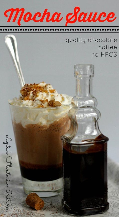 Homemade mocha sauce evokes memories of the ice cream parlor. When you make it at home you control the quality of the ingredients. It's simple, give it a try! #chocolate #mocha #desserts #icecream Mocha Sauce Recipe, Mocha Sauce, Homemade Mocha, Coffee Syrups, Coffee Creamers, Drink Syrups, Homemade Syrup, Coffee Syrup, Espresso Powder