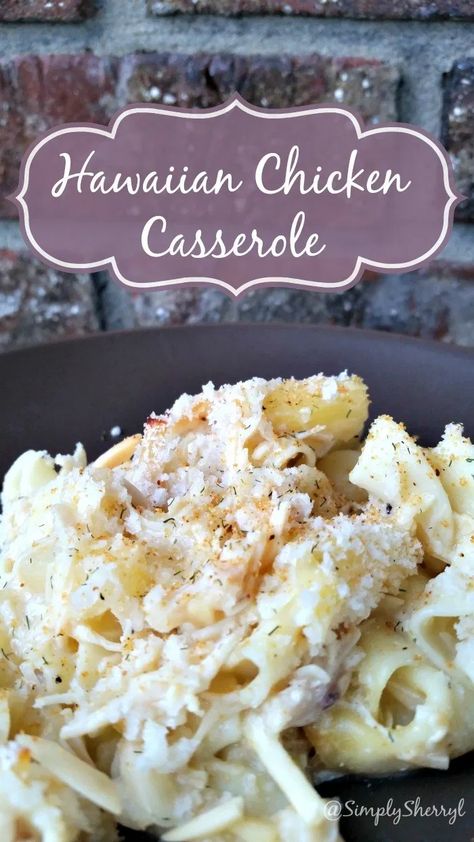 Hawaiian Chicken Casserole is a super quick, super casserole for those nights when you are in a hurry. Chicken Casserole Dinners, Hawaiian Chicken, Chicken Main Dishes, Hawaiian Food, Easy Casserole Recipes, Chicken Recipes Casserole, Chicken Casserole, Cream Of Chicken Soup, In A Hurry